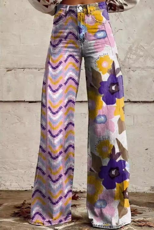 Rosantha | Chic boho vintage trousers for a stylish and unique look