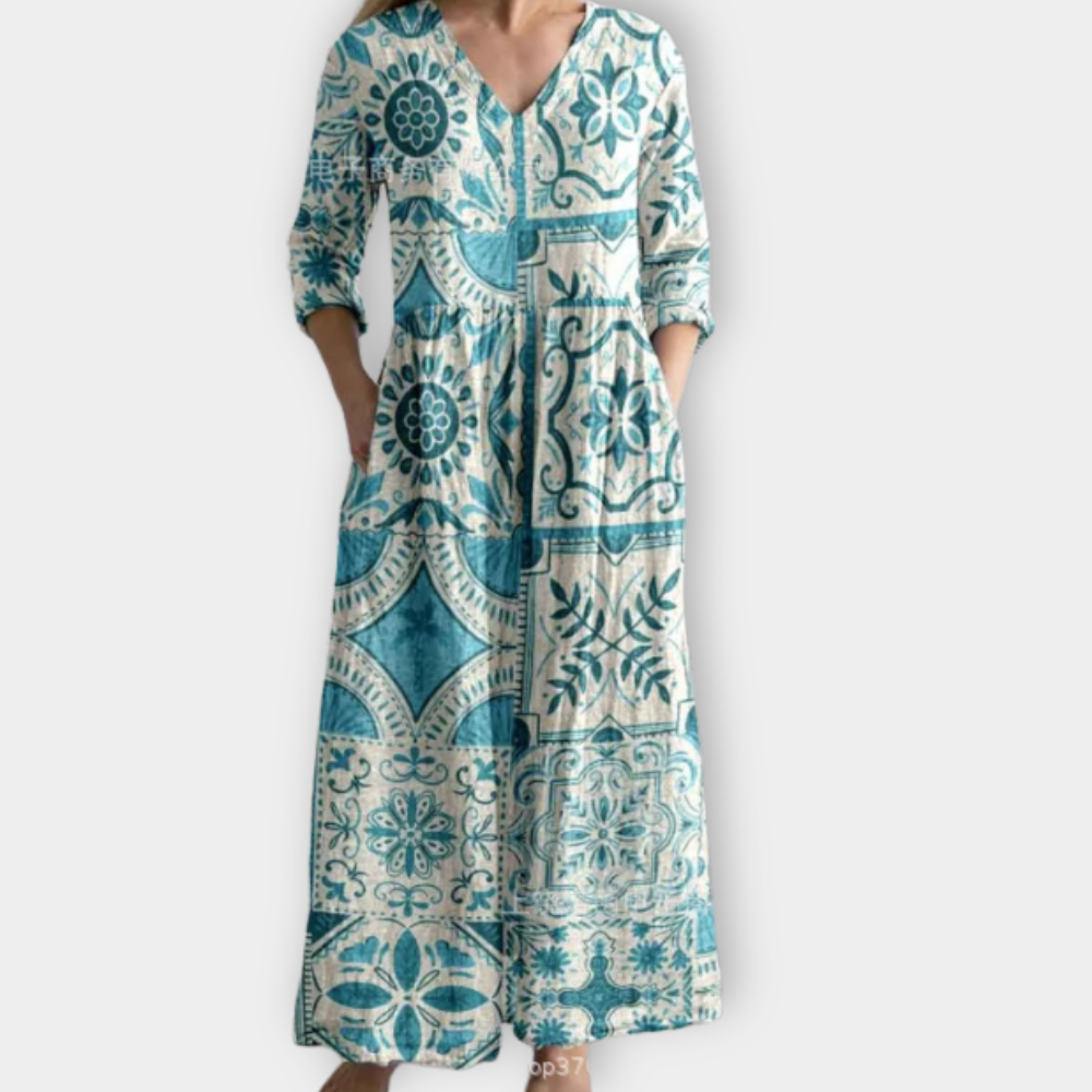 Xaviera | Boho maxi dress in soft premium fabric
