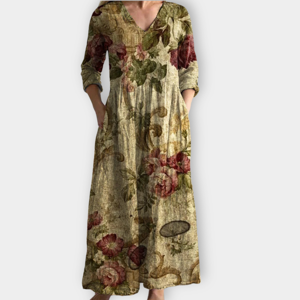 Quassia | Boho maxi dress in soft premium fabric