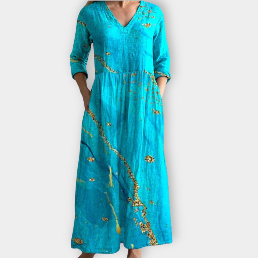 Veltrud | Boho maxi dress in soft premium fabric