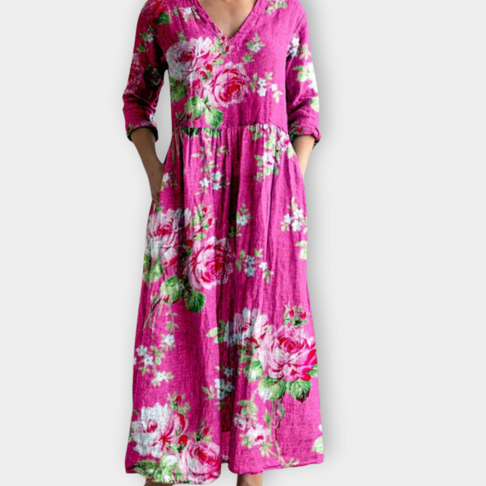 Almara | Boho maxi dress in soft premium fabric