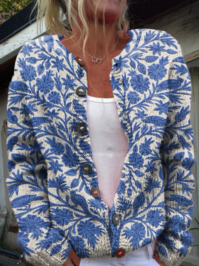 Vianna | Floral Print Cardigan