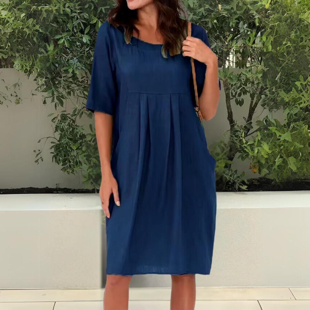 Mireva - Loose Dress With Pocket