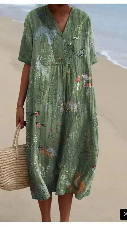 Lucy - Vintage Floral Dress