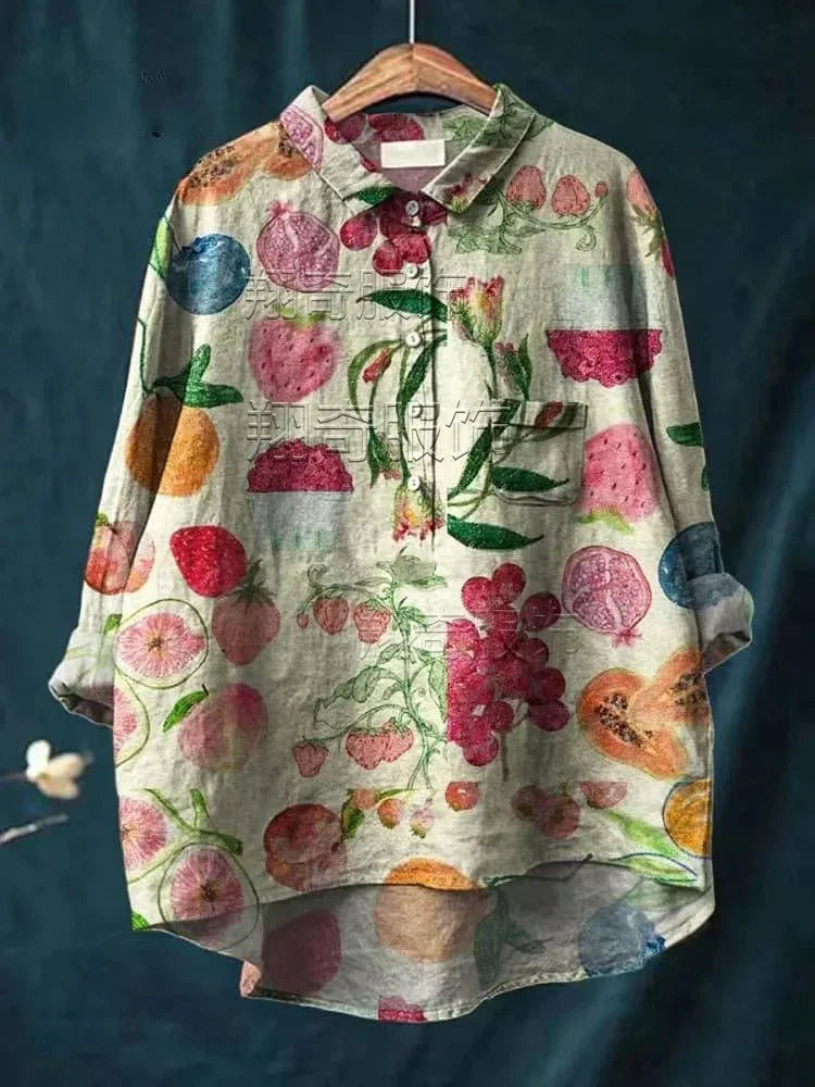 Amaryllis - Exclusive women's colorful spring shirts