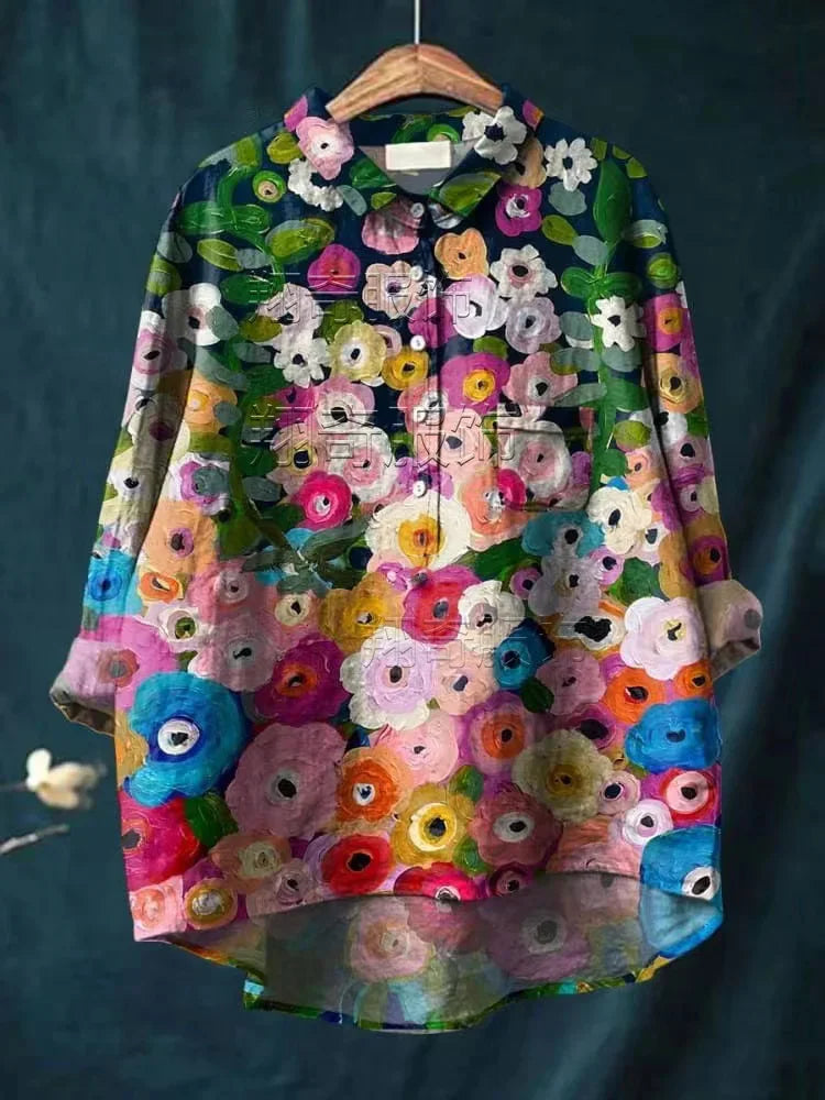 Fenella - Exclusive women's colorful spring shirts