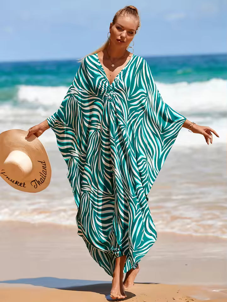 Wren - Romantic Floral Dress with Chic Patterns