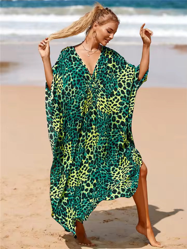 Cass - Romantic Floral Dress with Chic Patterns