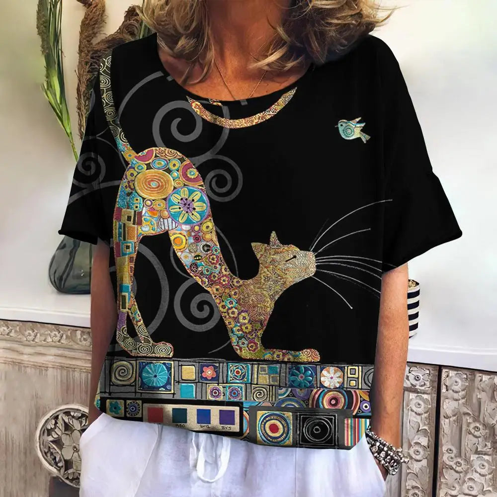 Zadie Exclusive Feline Elegance Tee