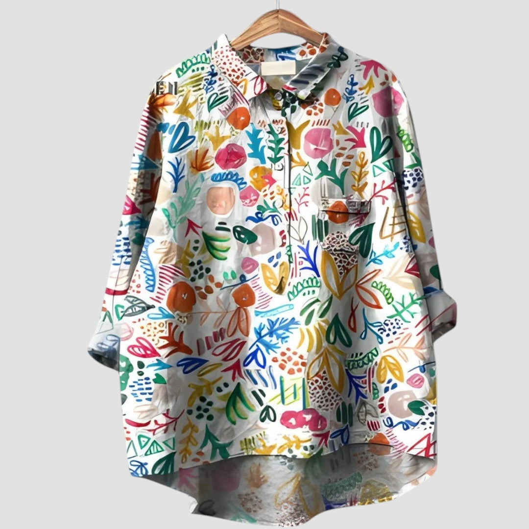 Petalwhirl™ Button Blouse