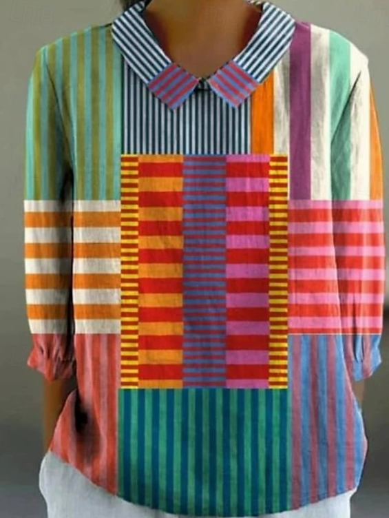 Wilma - Boho Style Linen Shirt
