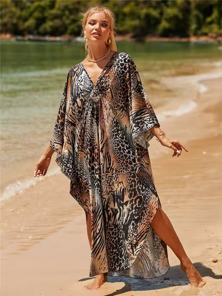 Yana - Romantic Floral Dress with Chic Patterns