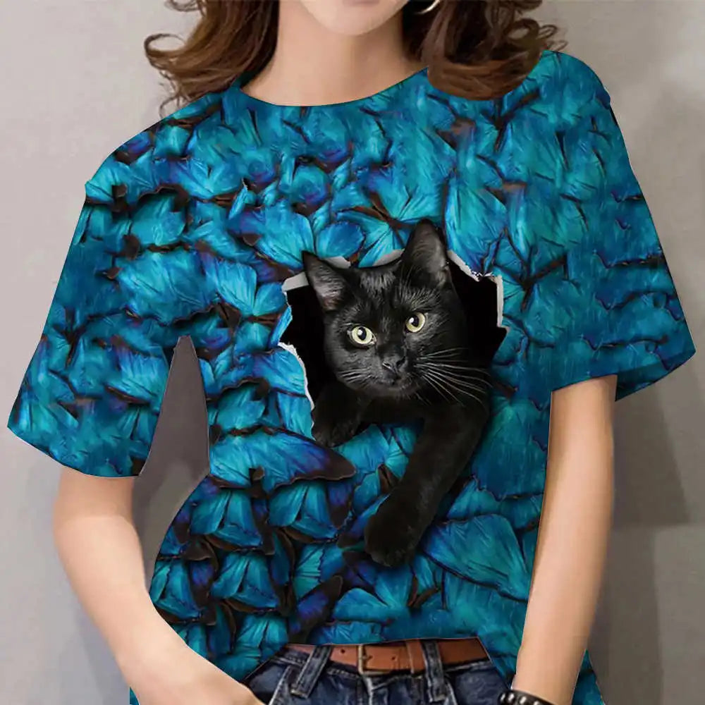Vionnet Exclusive Feline Elegance Tee