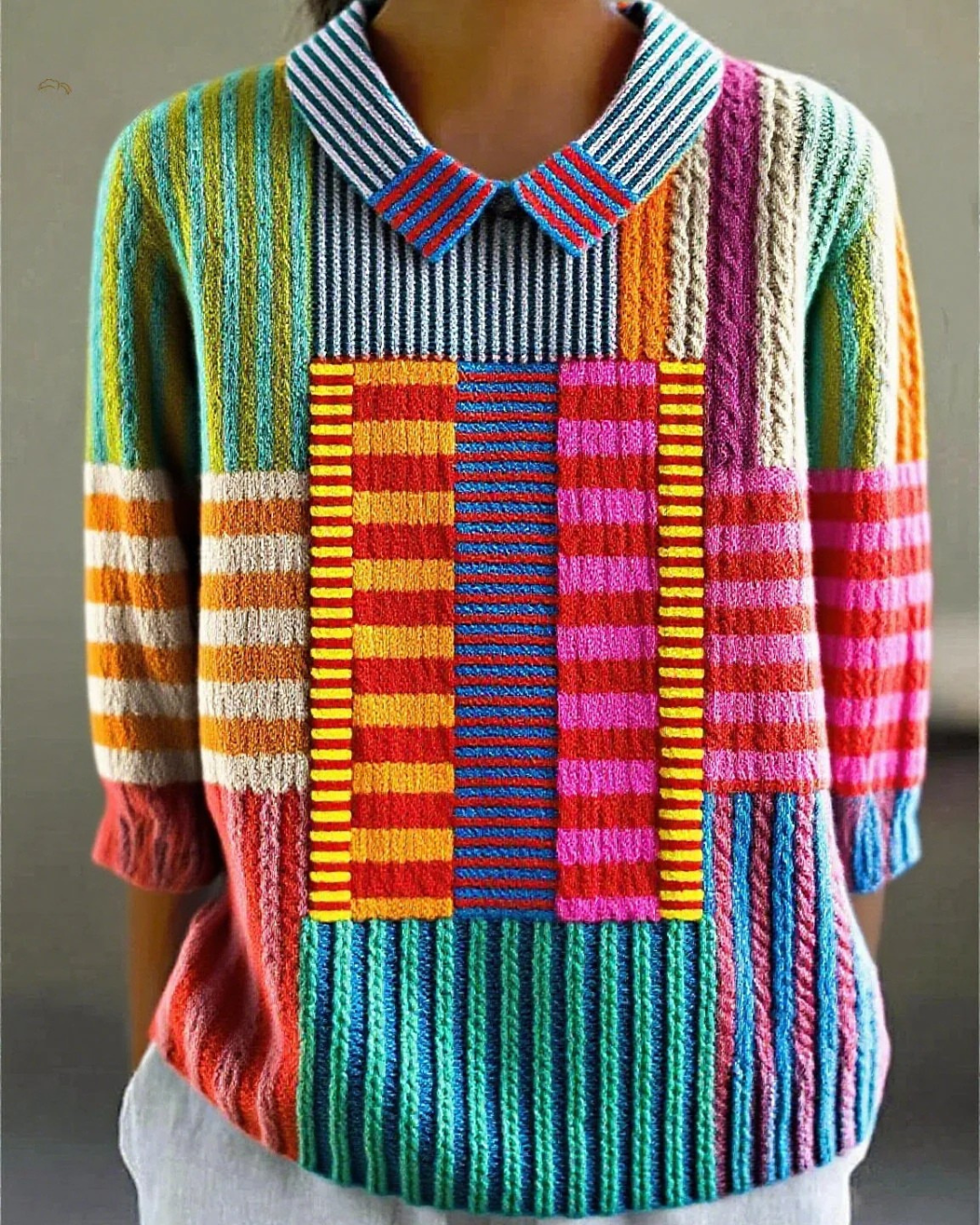 Zena - Casual 3/4 Sleeve Sweater