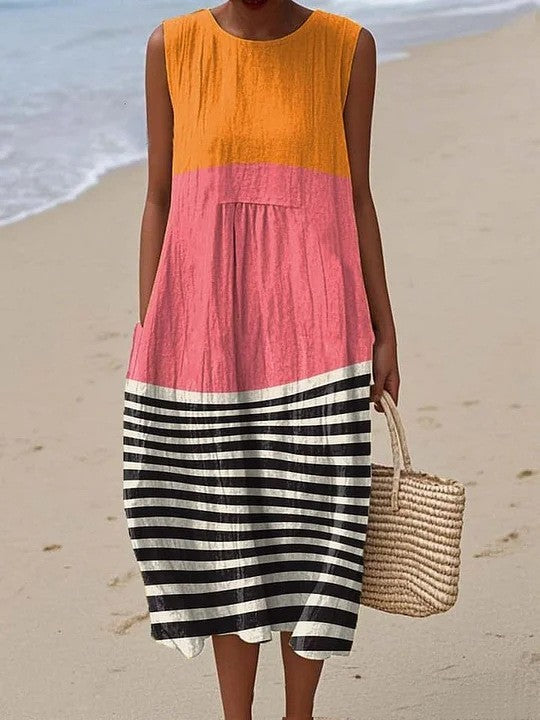 Ylina | Color block dress