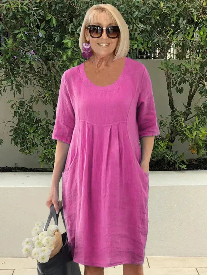 Rixie - Loose Dress With Pocket