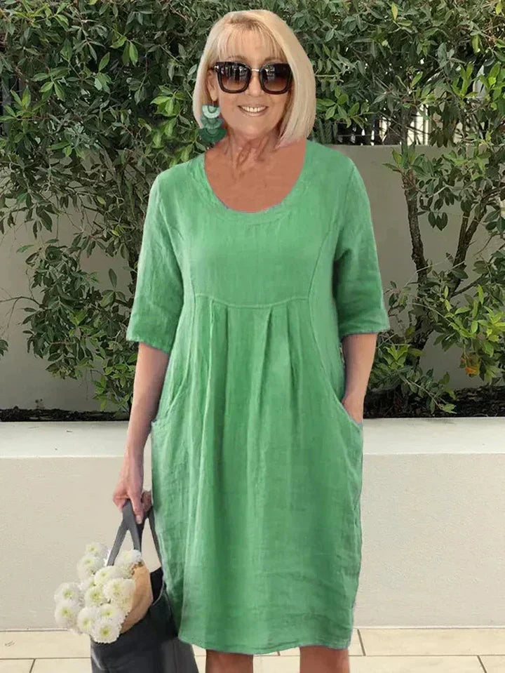 Vevina - Loose Dress With Pocket