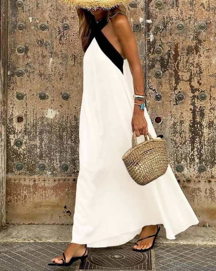 Olive™ | Draped Crossover Summer Dress