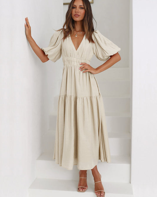 Melanie ™ - V-Neck Flow Dress