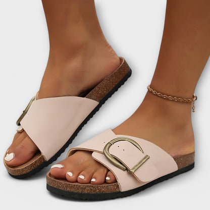 Margie – Everyday Buckled Cork Sandals