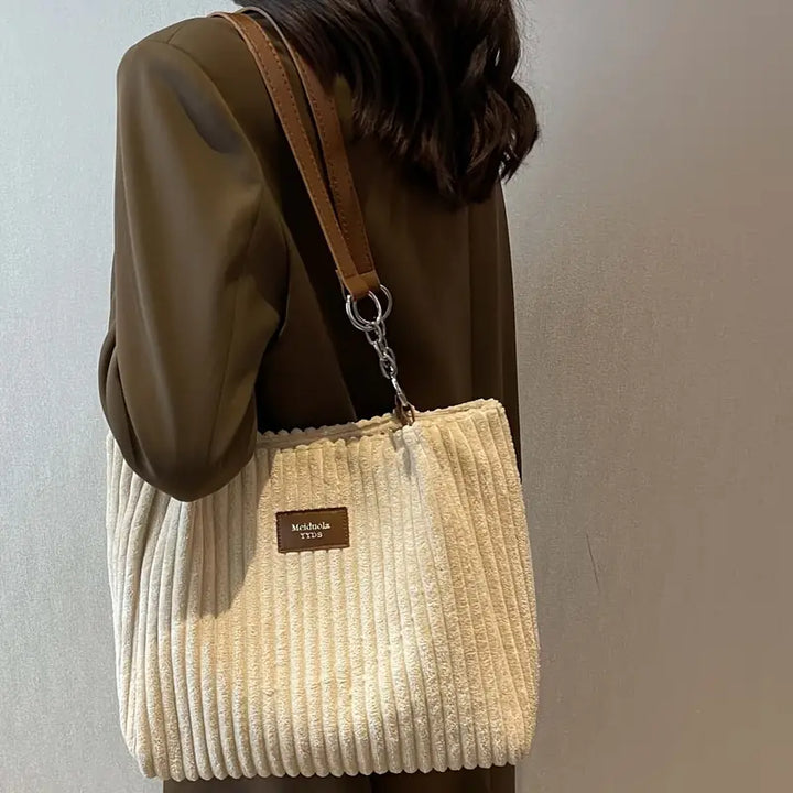 Meiduole™ - Elegant Corduroy Tote Bag