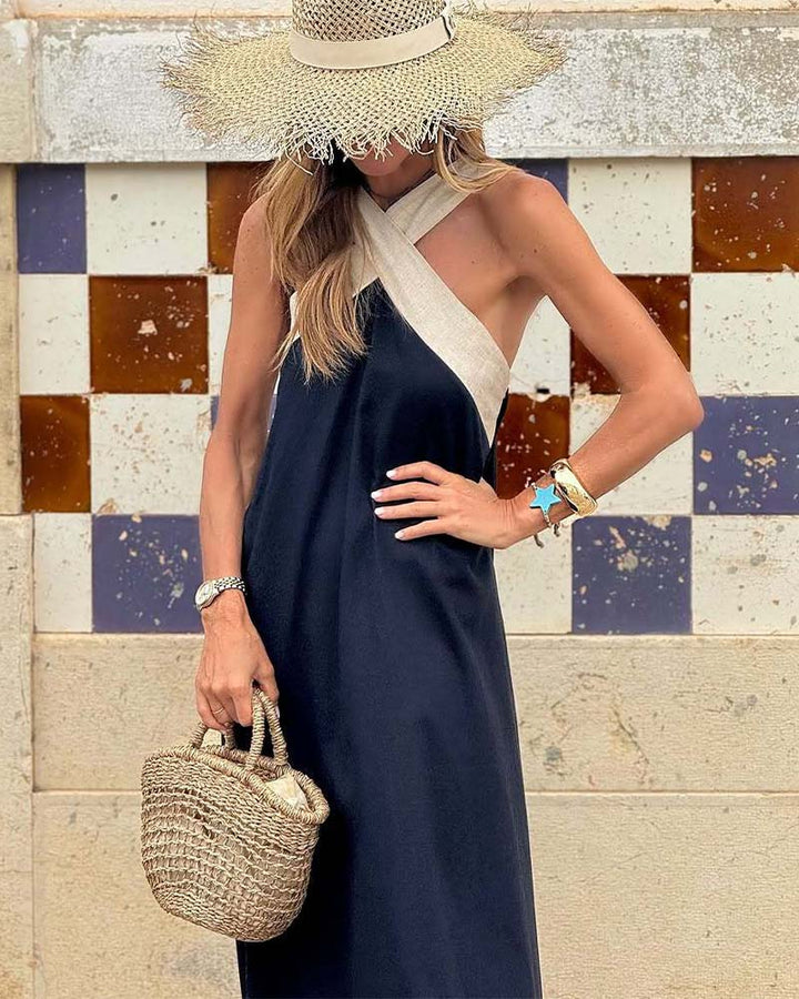 Olive™ | Draped Crossover Summer Dress