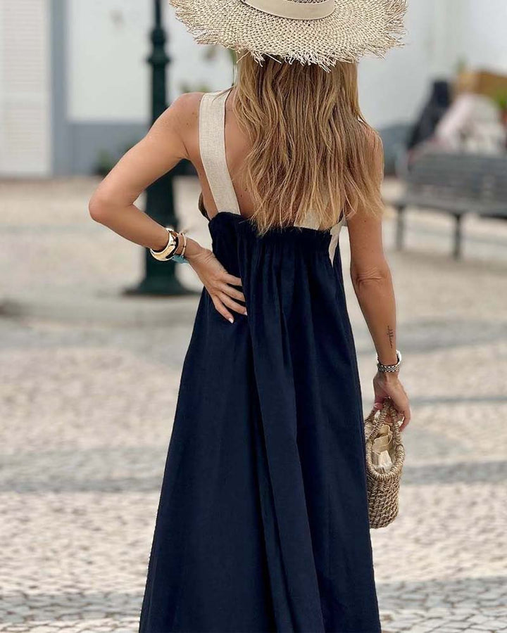 Olive™ | Draped Crossover Summer Dress