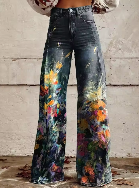 Cirelle | Stylish boho vintage pants for a lazy-chic look