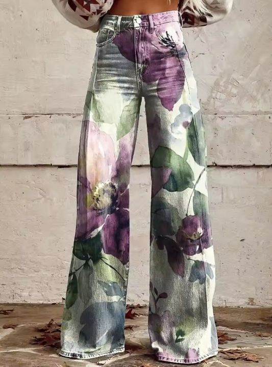 Norevia | Chic boho vintage trousers for unique style