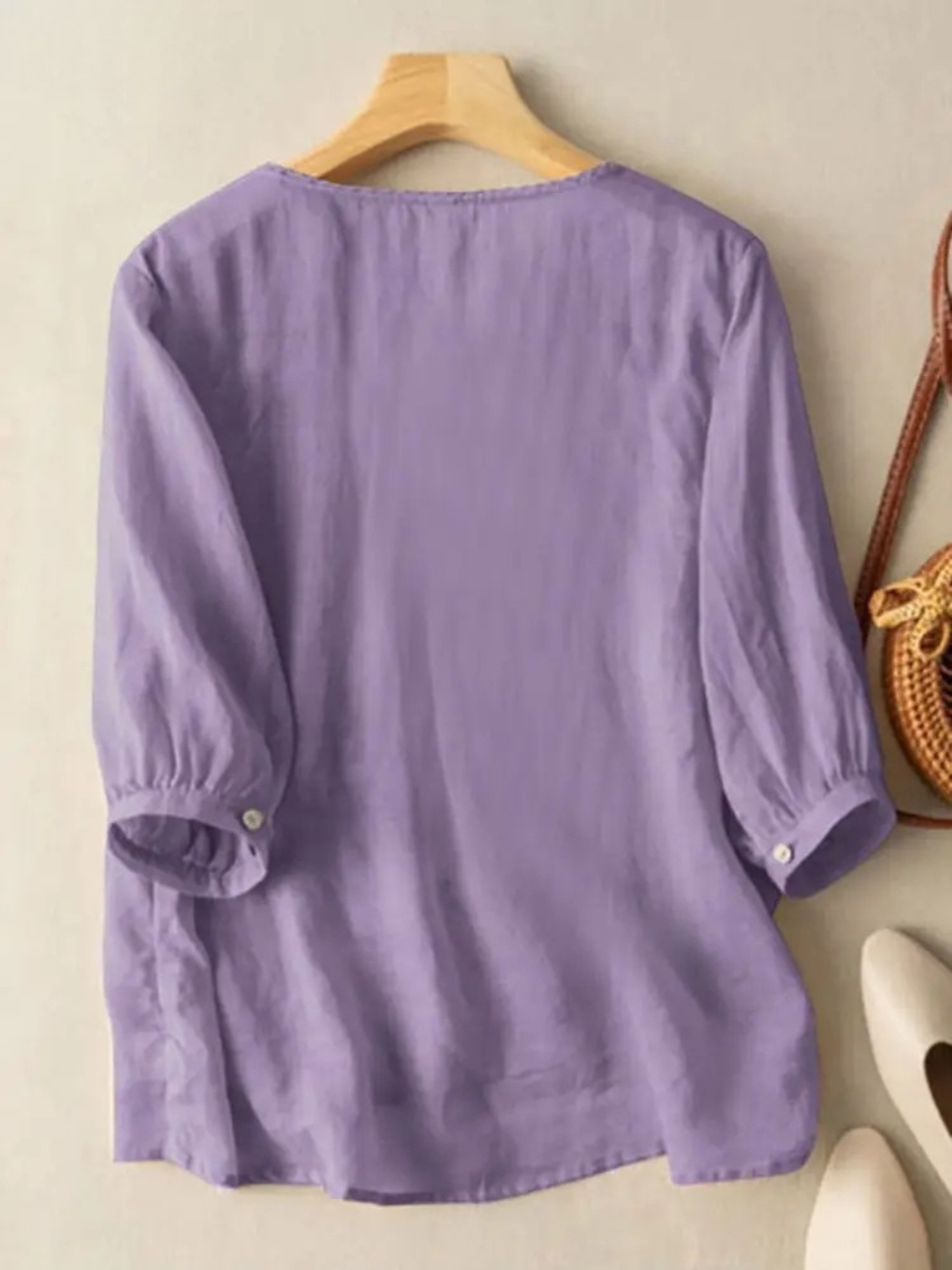 Florence™ - Embroidered Boho Blouse (Small Fit)