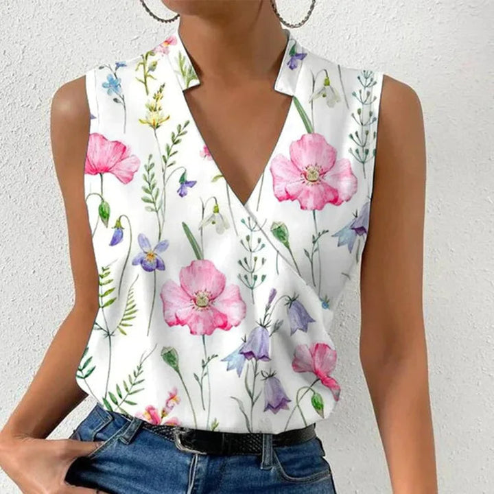 Keandra™ - Exclusive V-neck Blouse