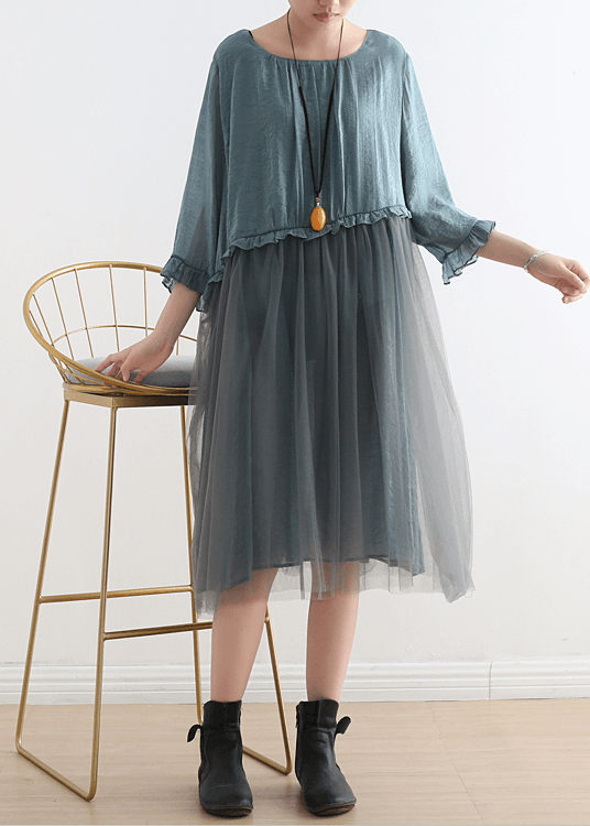 Tull Maxi dresses patchwork chiffon Summer Dresses