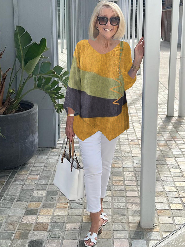Alyse - Chic Long Sleeve Casual Loose Top