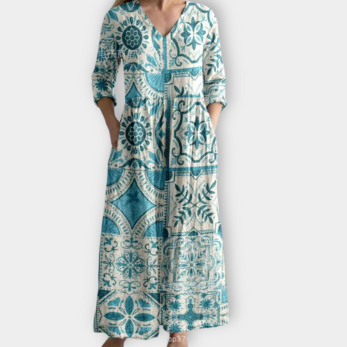 Xaviera | Boho maxi dress in soft premium fabric