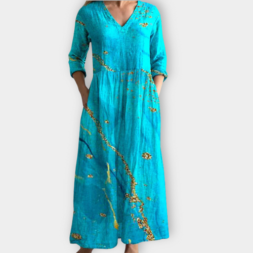 Veltrud | Boho maxi dress in soft premium fabric