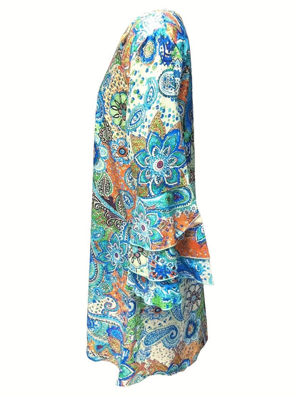 Aniya - Floral V-Neck Dress