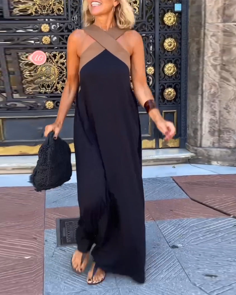 Olive™ | Draped Crossover Summer Dress