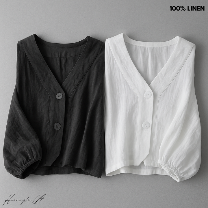 ELLA LINEN BLOUSE