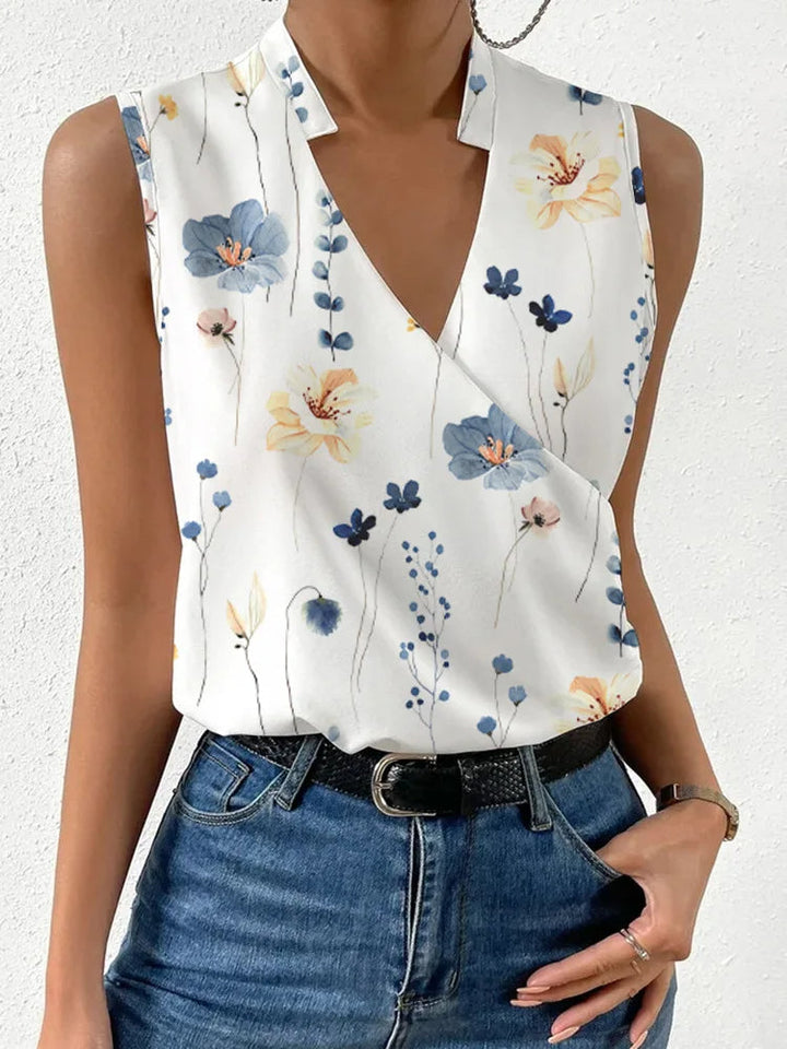 Keandra™ - Exclusive V-neck Blouse