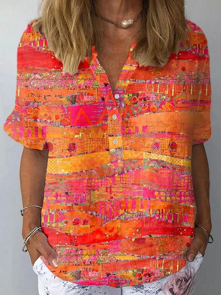 Moana - Vintage Art Print Casual Cotton And Linen Shirt, Pant and Dress