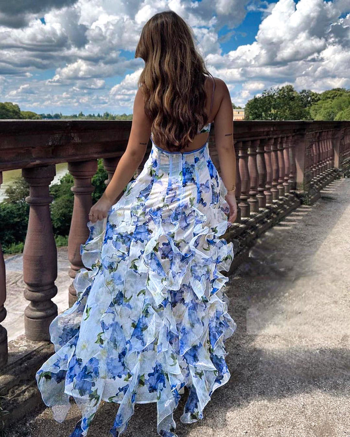 ZARA RUFFLE DRESS