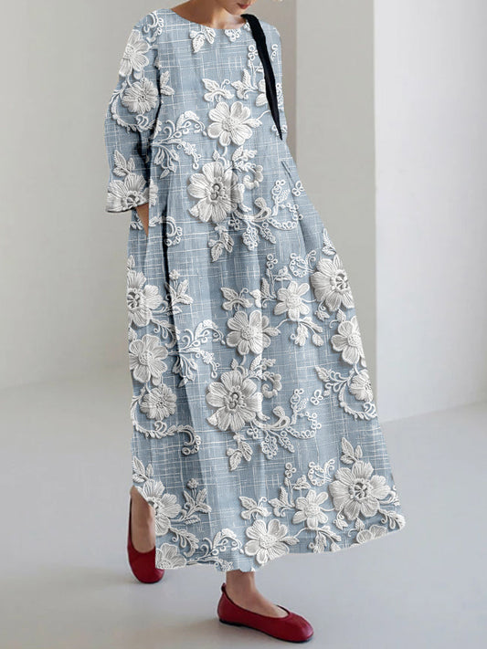 Anovia™ | Graceful Printed Dress