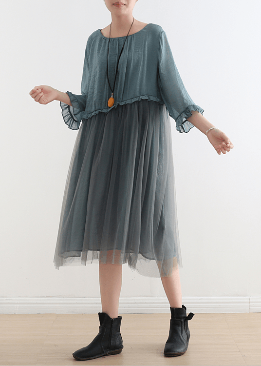 Tull Maxi dresses patchwork chiffon Summer Dresses