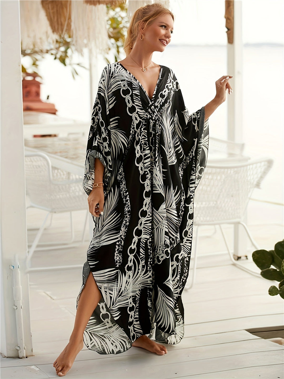 Elsinora - Tropical Resort Bamboo Maxi Dress