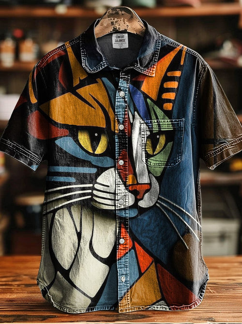 Whisker Theory Abstract Shirt