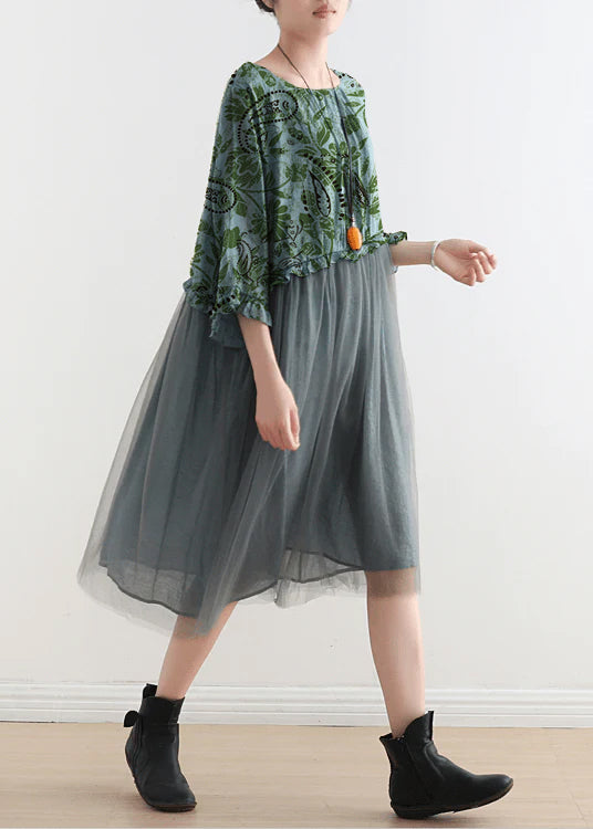 Tull Maxi dresses patchwork chiffon Summer Dresses