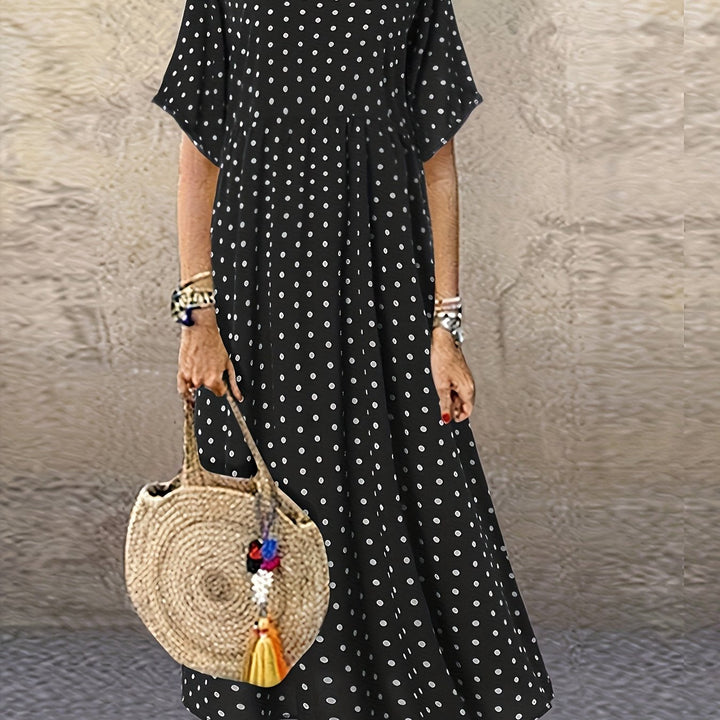 Xeniah | Polka Dot Summer Dress