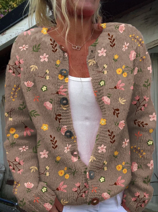 Lumielle | Floral Print Cardigan