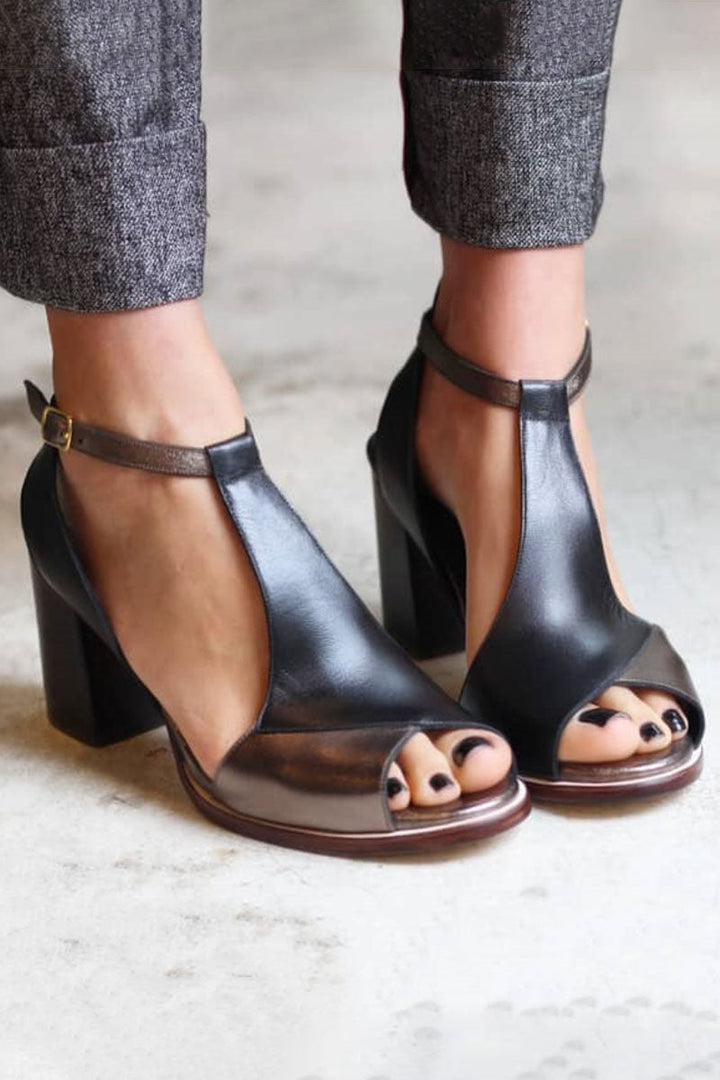 Anyao Patchwork Sandals