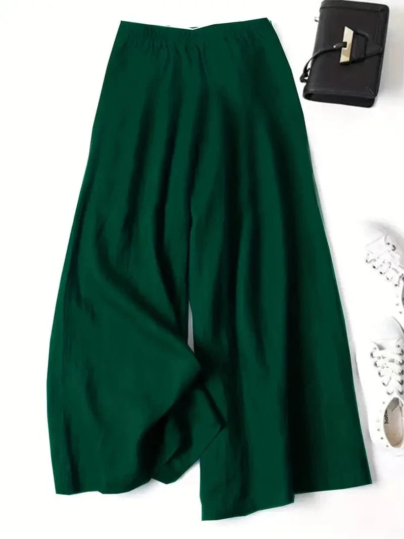 Anina Wide Leg Linen Pants